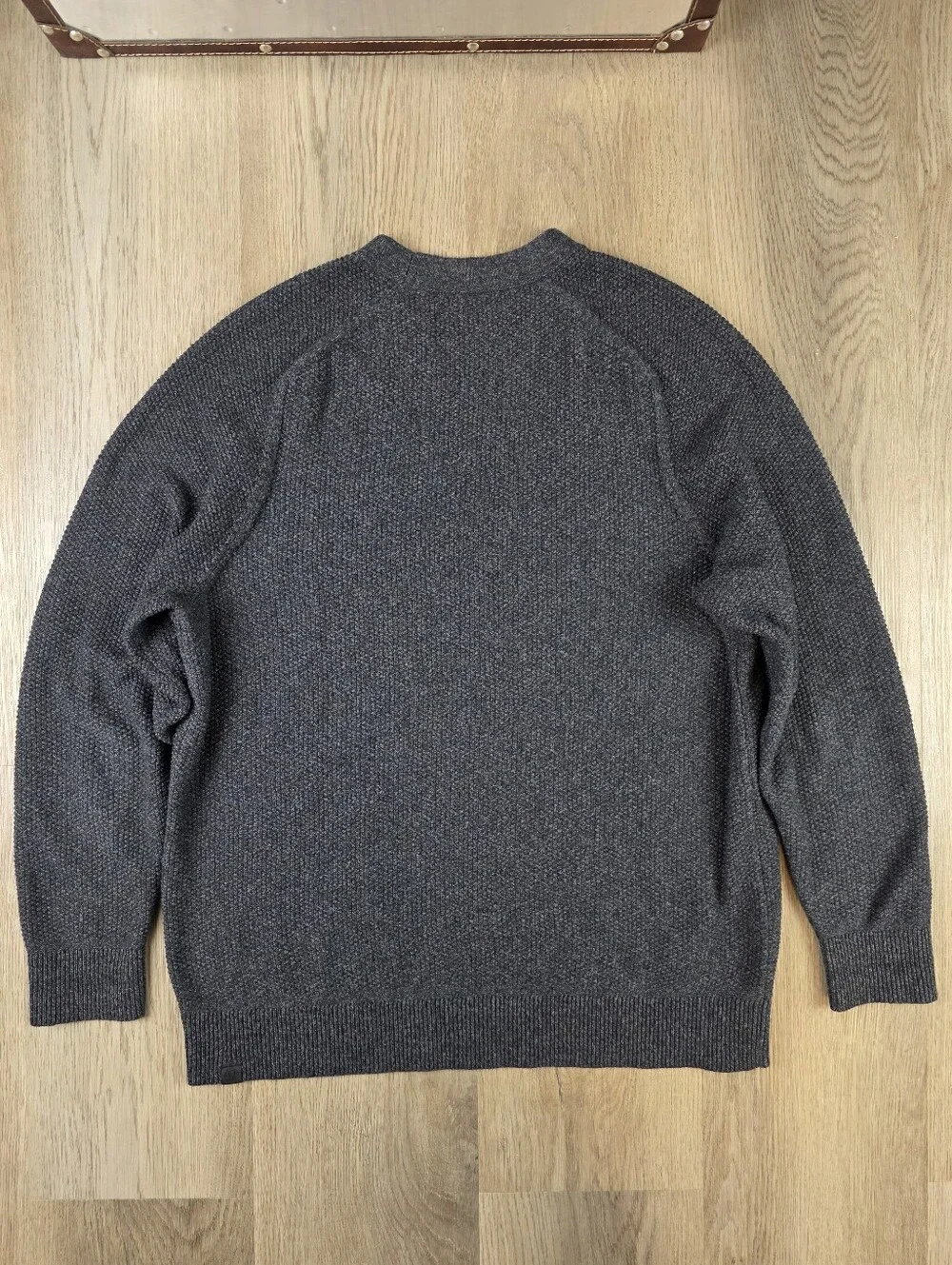 Lululemon Athletica Textured Knit Classic Fit Crewneck Sweater Size S